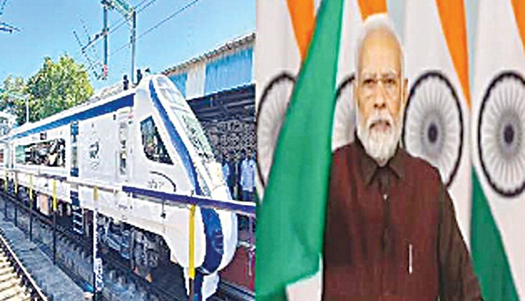 Pm Modi Flags Off Nine Vande Bharat Express Trains Says These Depict